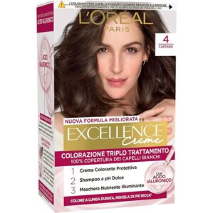 L'Oréal Paris Excellence s kyselinou hyaluronovou, , hnědá (4)