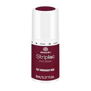 Alessandro Striplac UV lak na nehty, Midnight Red, 8ml