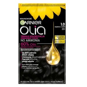 GARNIER olia Barva na vlasy - 1.0 Tmavě černá
