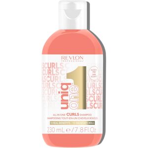 REVLON UniqOne - veganský šampon bez sulfátů pro kudrnaté a vlnité vlasy 230 ml