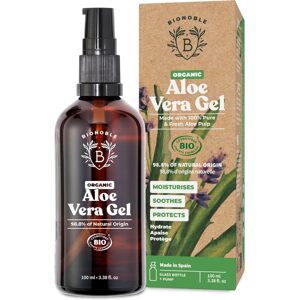 Bionoble BIO Aloe Vera gel 100 ml skleněná láhev + pumpička-poškozená krabice