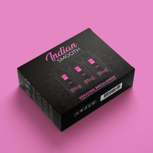INIYA Indian smooth Smoothing set 120 ml x3 ks, šampon, balzám a maska (poškozená krabice)