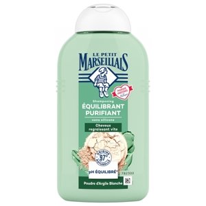 Le Petit Marseillais Čisticí a vyrovnávací šampon s bílým jílovým práškem 250 ml