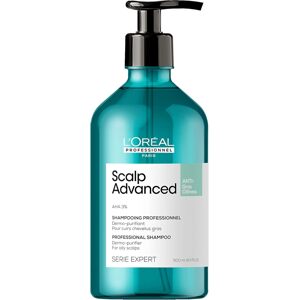 L'Oréal L'Oreal Professionnel Paris Scalp Advanced Anti-Oiliness Shampoo 500 ml - šampon pro regulaci kožního mazu