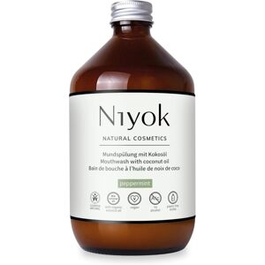 Niyok Ústní voda s kokosovým olejem „Máta peprná“ 500 ml