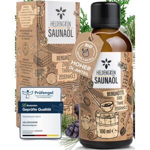 Heldengrün Bio saunový nálev Lesní horská chata 100 ml
