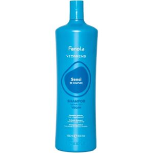 Fanola Vitamins Sensi Shampoo, jemný čisticí šampon pro citlivou pokožku hlavy 1000 ml