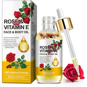ALIVER Tělový a pleťový olej s vitaminem E a růží 60 ml