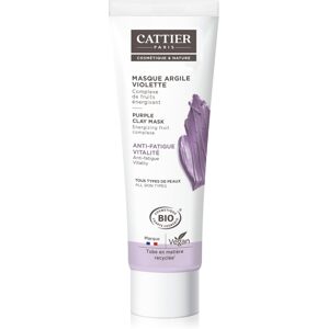 Cattier - maska s fialovým jílem - pro všechny typy pleti - 100 ml, detoxikační