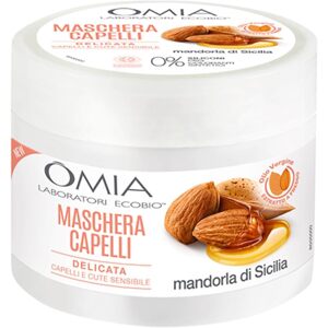 Omia Omia, Eco Bio maska na vlasy se sicilskými mandlemi pro citlivé vlasy 250 ml