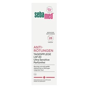 Rilastil SEBAMED Denní krém proti zarudnutí bez parfemace s SPF 20 50 ml
