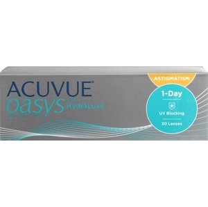 1 Day ACUVUE OASYS pro ASTIGMATISMUS čočky 30 ks -0,75-neúplné balení
