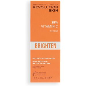 Revolution Skincare London BRIGHTEN, 20% vitamin C, rozjasňující sérum, vyrovnává tón pleti 30 ml