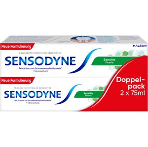 SENSODYNE - Zubní pasta Sensitive Fluoride 2 x 75ml