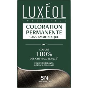 Luxéol LUXEOL COLORATION- Permanentní barva na vlasy  5N Svetlohnedá