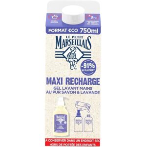 Le Petit Marseillais Tekuté mýdlo s čistým mydlom a levanduľou Maxi náplň 750 ml