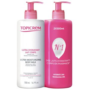 TOPICREM Ultra Hydrant Hydratační tělové mléko,2 x 500 ml