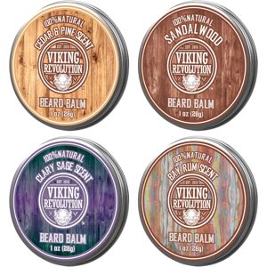 Viking Revolution - Balzám na vousy - 4 x 28 g-neúplné balení 3 x 28g-poškozená krabice