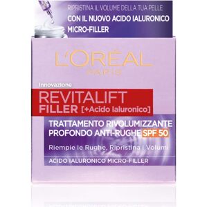 L'Oréal REVITALIFT FILLER Denní krém proti vráskám spf 50 50ml