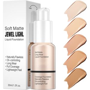 QIC Soft Matte JEWEL LIGHL Tekutá podkladová báze 30 ml 104 buff beige