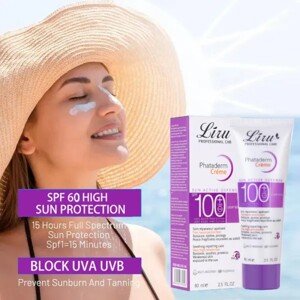 Liru Phataderm Creme Sun Active Defense SPF100+ opalovací krém na obličej a tělo 80ml