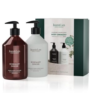 Jean & Len Body Ceremony Rozmarýn a zázvor, 2 x 500 ml