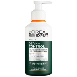 L'Oréal Men Expert čisticí gel - uvolňuje póry a redukuje skvrny - obohacený o kyselinu salicylovou - Derma Control - 260 ml