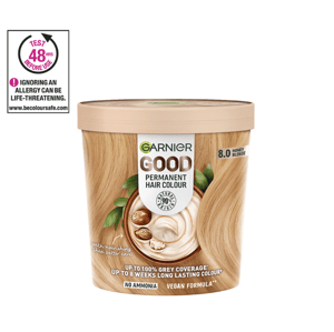 Garnier GOOD Sada pro trvalou obnovu vlasů, 8.0 Honey Blonde-refil