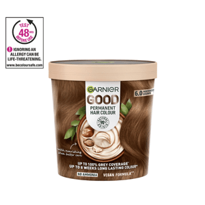 Garnier GOOD Sada pro trvalou obnovu vlasů, 6.0 Mocha Brown-refil