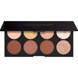 Revolution Ultra Contour Palette rozjasňovače a konturovací odstíny 8x1,25 g