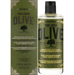 Korres Pure Greek Olive Výživný olej na telo, vlasy a tvár 100ml
