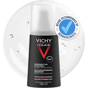 Vichy Homme 24HR Ultra-Fresh deodorant ve spreji 100ml