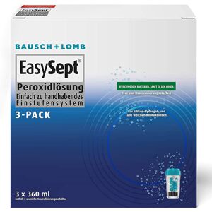 EasySept Peroxid vodíku, 3 x 360 ml roztok na kontaktní čočky-nekompletní balení