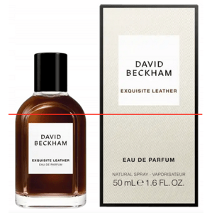 DAVID BECKHAM Exquisite Leather EDP, 50 ml (chybí část obsahu)