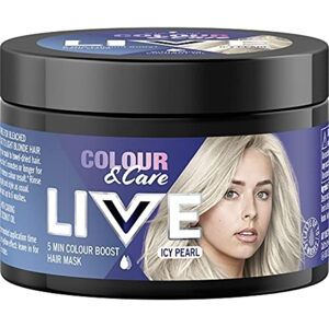 Schwarzkopf LIVE Colour & Care 5minutová vymývací vlasová tónovací maska Icy Pearl 150 ml