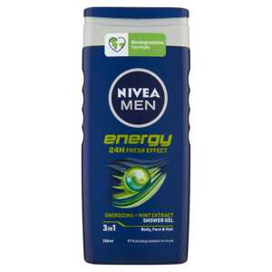 Nivea Nivea, pečující sprchový gel Energy, 250 ml