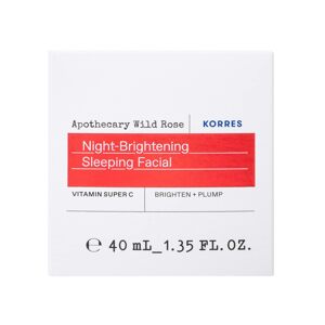 KORRES Rozjasňující noční krém s divokou růží 40 ml-poškozená krabice