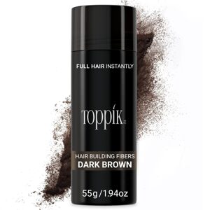 Toppik Pudr pro zahuštění vlasů, odstín Dark Brown, 55 g