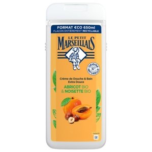 Le Petit Marseillais Extra jemný sprchový krém s meruňkou a lískovými oříšky BIO 650 ml