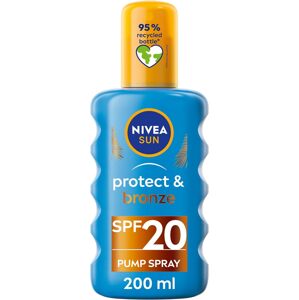 Nivea Nivea, Sun protect & Bronz, SPF20, 200 ml