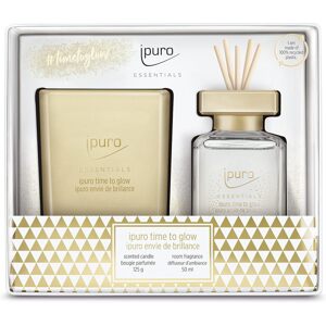 ipuro Essentials Sada Time to Glow Vůně do pokoje 50 ml a vonná svíčka 125 g