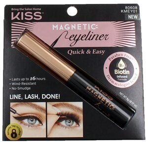 KISS MAGNETICKÁ oční linka, Rychlé a snadné, 5 g  černá