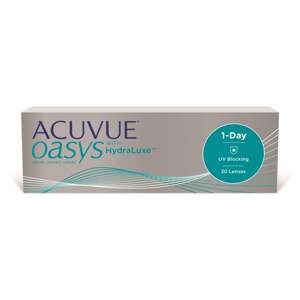 Acuvue Oasys 1-Day s Hydraluxe D -1.00 (30 šošoviek)-mírně poškozená krabice