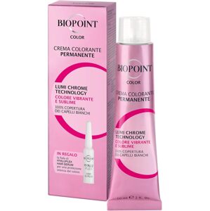 Biopoint Permanentní barvicí krém 60 ml + 1 ampule vlasového séra Hyaluplex 3 ml - 5 světle hnědá