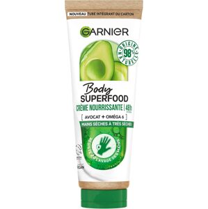 Garnier Body Superfood Výživný krém na ruky 48H s avokádem a omega-6 75 ml