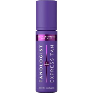 Tanologist Extra Dark Self Tan Mousse, Čirá samoopalovací pěna 200 ml