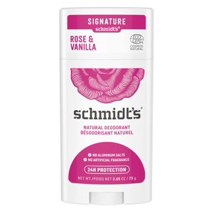 SCHMIDT'S Deo Stick růže a vanilka 58ml/75g