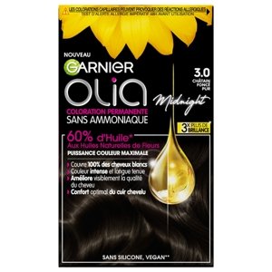 Garnier - Olia -3.0 nejtmavší hnědá (poškozená krabička)