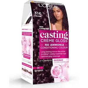 L'Oréal L'Oreal Casting CREME GLOSS  Nº316 Prune Švestková-poškozená krabice