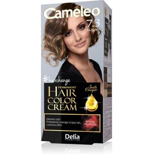 Delia cosmetics Delia cosmerics Cameleo - Permanentní krémová barva na vlasy 7.3-Lískový oříšek